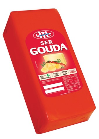 MLEKOVITA Ser blok Gouda ok. 3,2kg