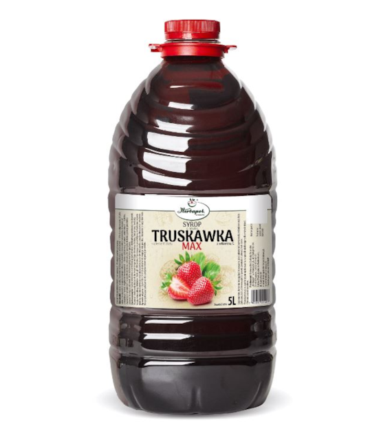 HERBAPOL  Syrop truskawka 5l