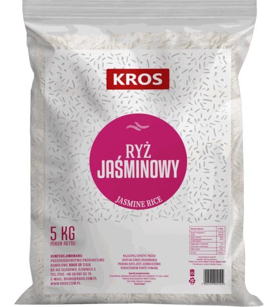 KROS Ryż jaśminowy 5kg/1