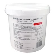 BIERUŃ Śmietana 18% wiaderko 1kg /6