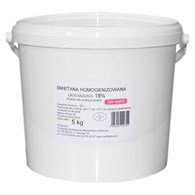 BIERUŃ Śmietana 18% wiaderko 5kg /szt