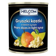 GREEK Gruszki kostki w syropie 3000g/1800g/6