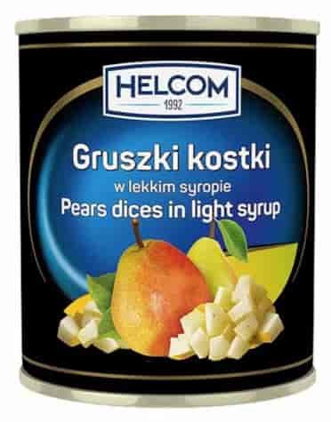 GREEK Gruszki kostki w syropie 3000g/1800g/6