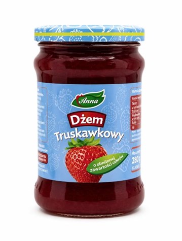 ANNA Dżem truskawkowy n/s 280g/9