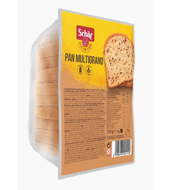 Q Chleb bezglutenowy wieloziarnisty Schar 250g/8