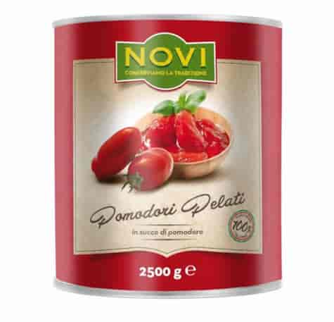 NOVI Pomidory całe 2500g/1500g /6/