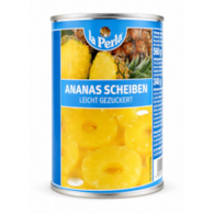 LA PERLA Ananas plastry 580ml/340g/24