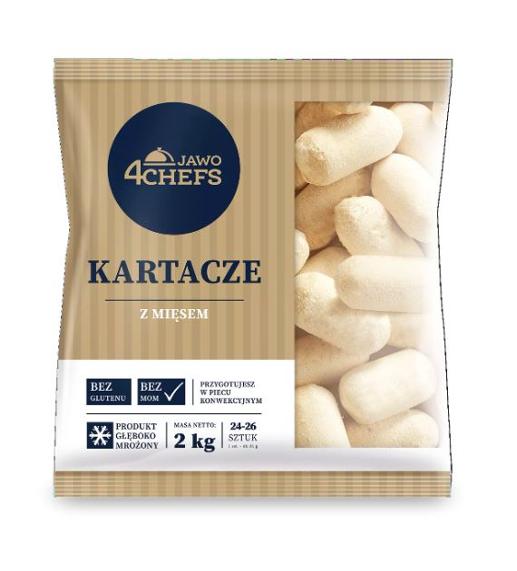 JAWO  Kartacze z mięsem bezglutenowe 2kg /3 4Chefs