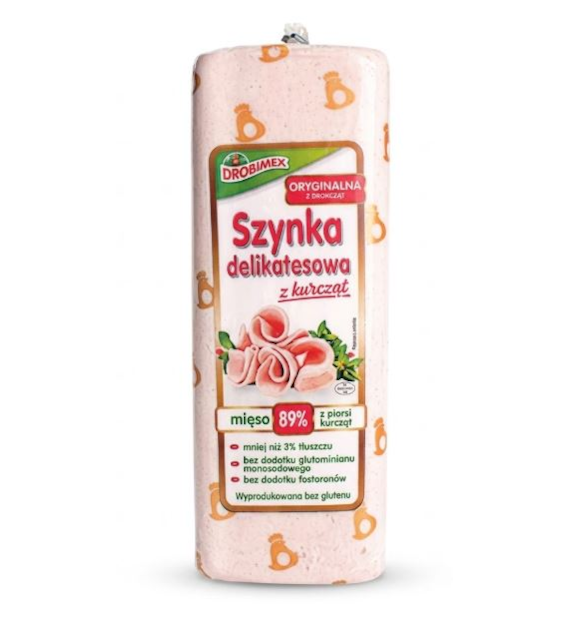 W- DROBIMEX Szynka delikates. z kurcząt map ok.3kg