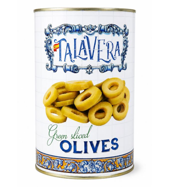 TALAVERA Oliwki zielone krojone 4200g/2000g