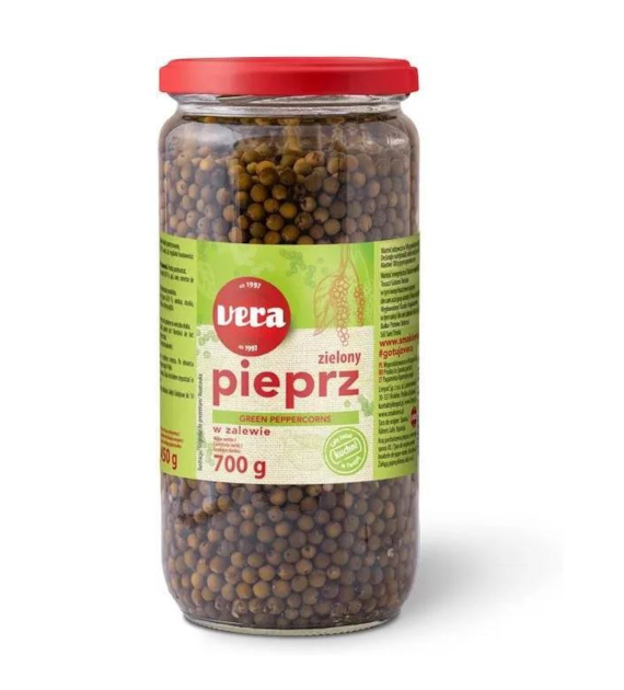 LIMPOL VERA Pieprz zielony w zalewie 700ml/450g/6