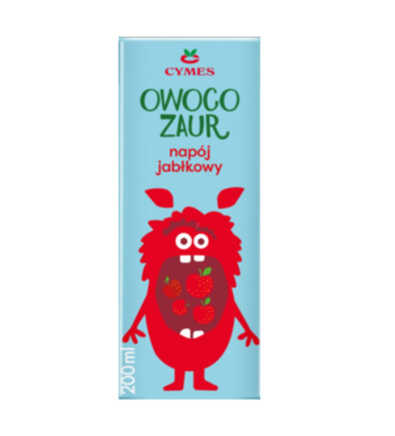 CYMES Napój OWOCOZAUR jabłkowy NFC 200ml/27