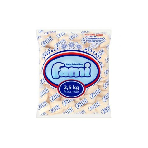 FAMI Pierogi z serem 2,5kg /2