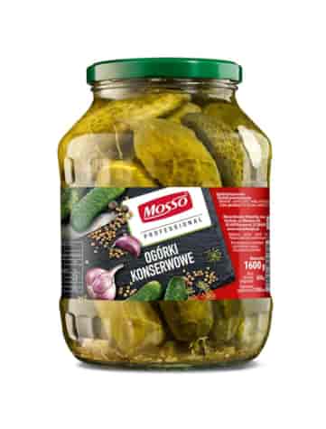 MOSSO Ogórki konserwowe 1700ml/830g /6