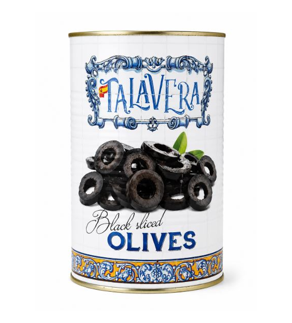 TALAVERA Oliwki czarne krojone 4200g/2000g/3