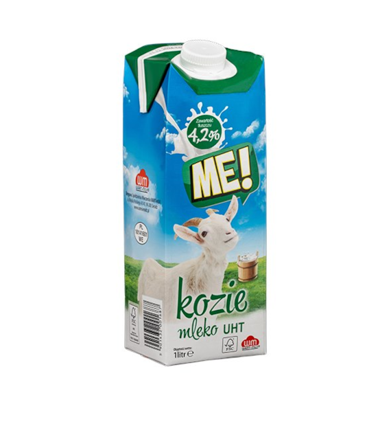 WM SIERADZ Mleko UHT  ME  kozie 1l /12