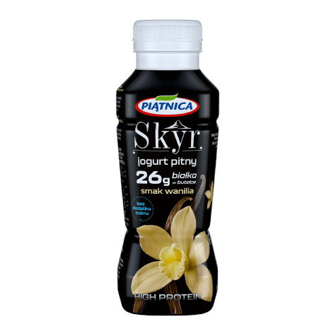 PIĄTNICA Jogurt pitny Skyr w/b wanilia 360g/12