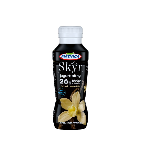 PIĄTNICA Jogurt pitny Skyr w/b wanilia 360g/12
