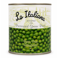 LA ITALIANA Groszek zielony 2600g/1530g /6/