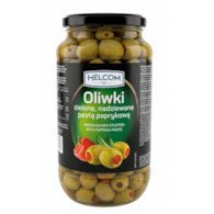 GREEK Oliwki zielone z pastą paprykową 935ml/6