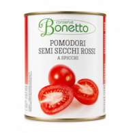 BONETTO Pomidory susz. ćwiartki olej 0,75kg/0,43kg