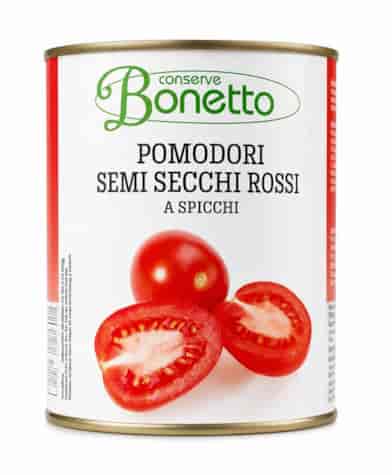 BONETTO Pomidory susz. ćwiartki olej 0,75kg/0,43kg