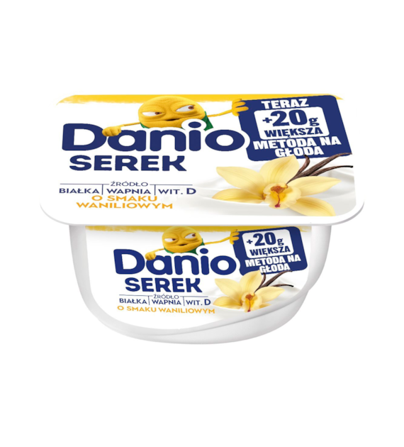DANONE DANIO Serek waniliowy 150g /16