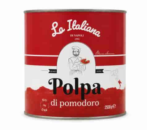 LA ITALIANA Pomidory krojone 2500g/1500g/6