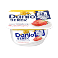 DANONE DANIO Serek truskawkowy 150g /16