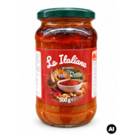 LA ITALIANA Pesto pomidorowe rosso słoik 500g /6