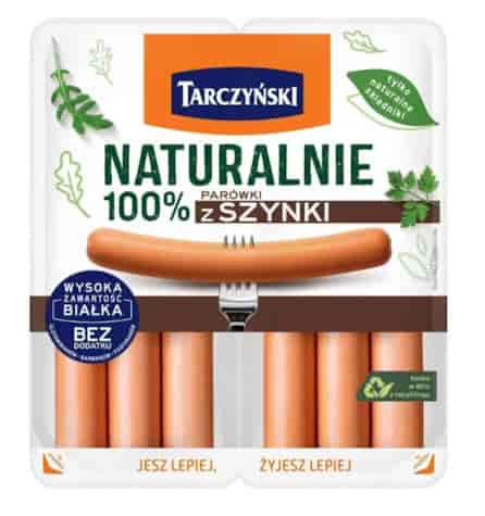 W- TARCZYŃSKI Parówki z szynki 100% nat. 200g/10