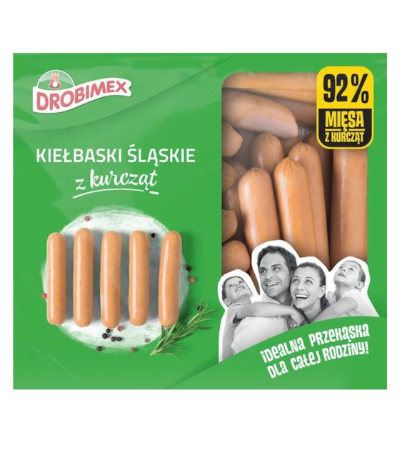 W- DROBIMEX Kiełbaski śląskie drobio. map ok.0,6kg
