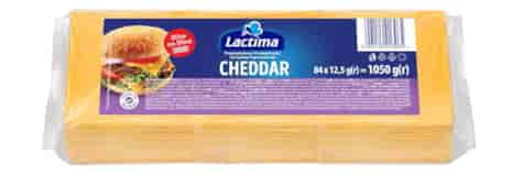 LACTIMA Ser Cheddar plastry topiony 1050g /10