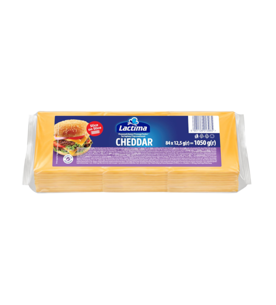 LACTIMA Ser Cheddar plastry topiony 1050g /10