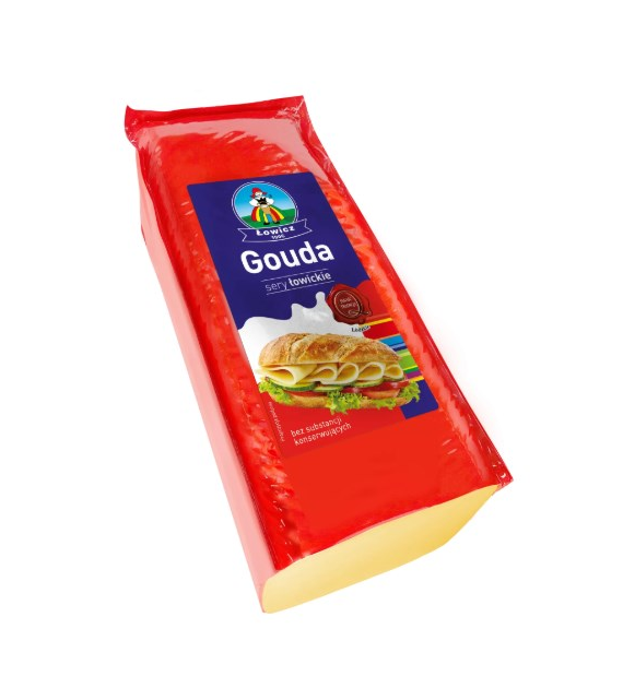 ŁOWICZ  Ser Gouda blok ok. 3kg