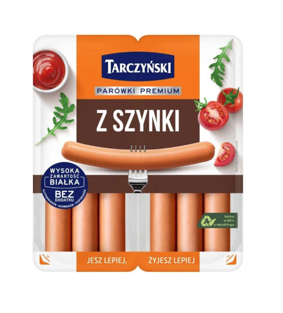 W- TARCZYŃSKI Parówki z szynki 220g/10