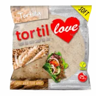 TURKA Tortilla pełnoziarnista 25cm*18 szt 60g/6