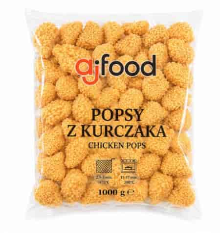 AJ FOOD Popsy z kurczaka w panierce ryżowej 1kg/8