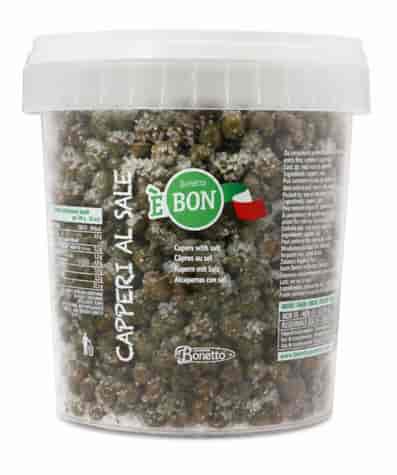 BONETTO Kapary w soli 9mm wiaderko 1kg /6