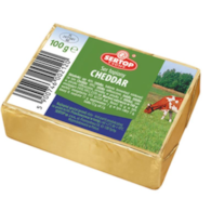 SERTOP Ser topiony cheddar kostka 100g /10