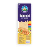 ŁOWICZ  Ser plastry Edam 1kg /6
