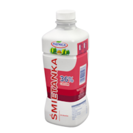 PIĄTNICA Śmietanka 36% UHT butelka 1l /6