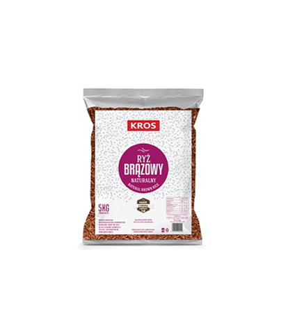 KROS Ryż brązowy naturalny 5kg /1