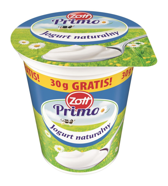 ZOTT Jogurt naturalny 370g+30g GRATIS /12