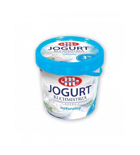 MLEKOVITA G Jogurt Kuchmistrza 3% naturalny 1kg /6
