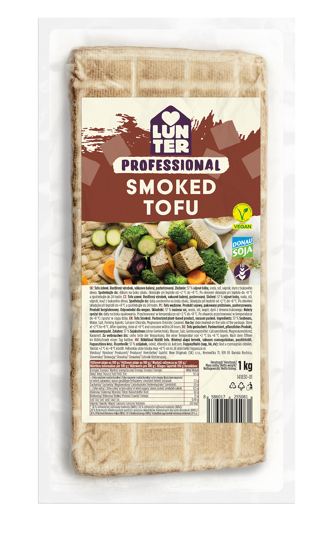 LUNTER Tofu wędzone gastro 1kg /6/