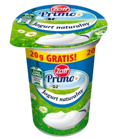 ZOTT Jogurt Naturalny 180g+20g GRATIS /20/