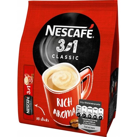 NESTLE Nescafe 3w1 Classic 10*16,5/17g torba/18/