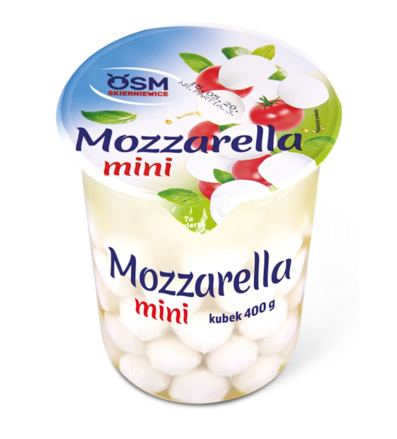 SKIERNIEWICE Mozzarella mini kulka 400g /6