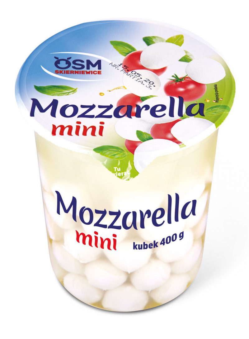 SKIERNIEWICE Mozzarella mini kulka 400g /6/